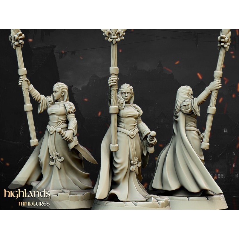 Highlands Miniatures - Damsel of the Lady on Foot