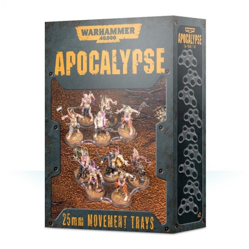 Warhammer 40000k : Apocalypse Movement Trays (25mm)