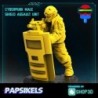 Cyberpunk Male Shield Assault Unit