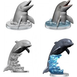 Deep Cuts Unpainted Miniatures: Dolphins