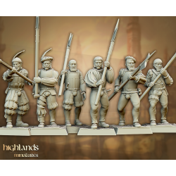 Highlands Miniatures - Sunland Imperial Halberdiers Unit (20)