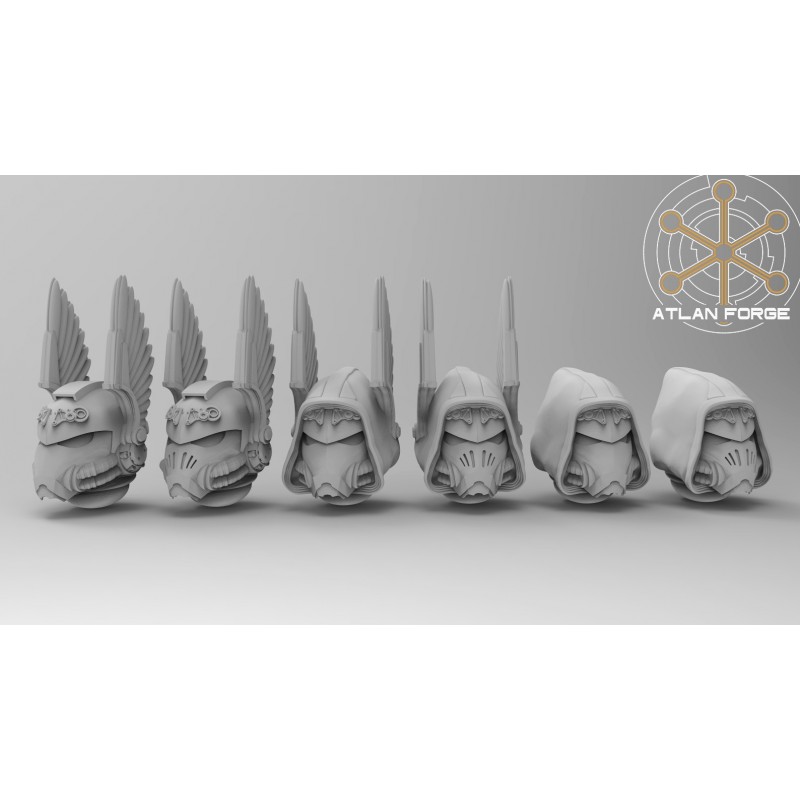 The Knights Angelic Head 6 Pack