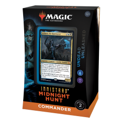 MTGE - Innistrad Midnight Hunt Commander Deck Undead Unleashed (ENGLISH)