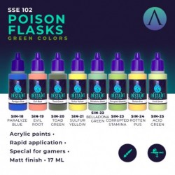 Scale 75 - Instant Colors Poison Flasks Green Colors