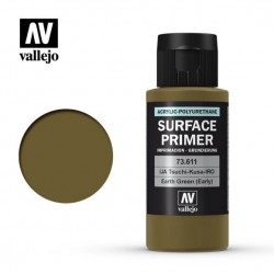 Vallejo Surface Primer Earth Green (Early) (60ml)
