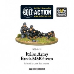 Bolt Action Italian Army Breda MMG Team