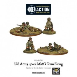 Bolt Action US Army 30 Cal MMG team firing