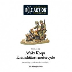 Bolt Action Afrika Korps Kradschutzen motorcycle