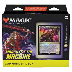 MTGE - March of the Machines Commander Deck Growing Threat (ANGLAIS)