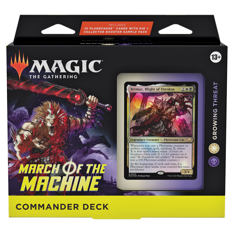 MTGE - March of the Machines Commander Growing Threat (ENGLISH)