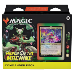 MTGE - March of the Machines Commander Deck Call for Backup (ANGLAIS)