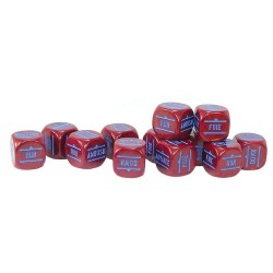 Bolt Action Order Dice Maroon