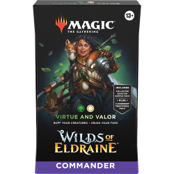 MTGE -  Wilds of Eldraine Commander Deck Virtue and Valor (English)