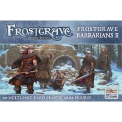 Barbares 2 de Frostgrave, boîte plastique (20 figurines)