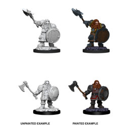 D&D Nolzur's Marvelous Miniatures: Dwarf Male Fighter 2