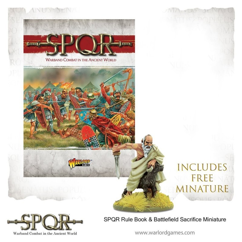SPQR Rulebook and Special Edition Miniature