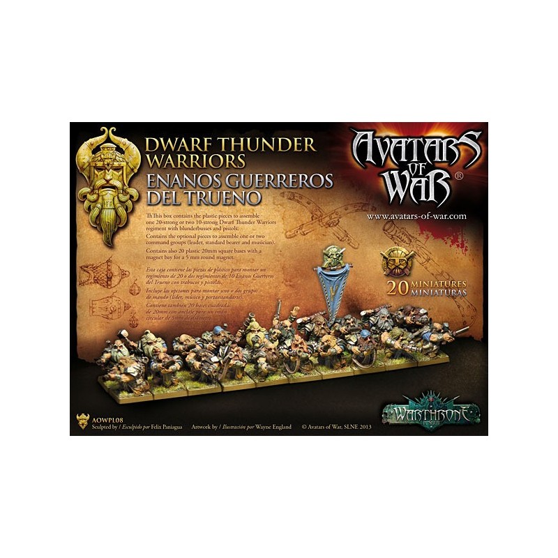 Dwarf Thunder Warriors with Blunderbuss & Pistols (20)